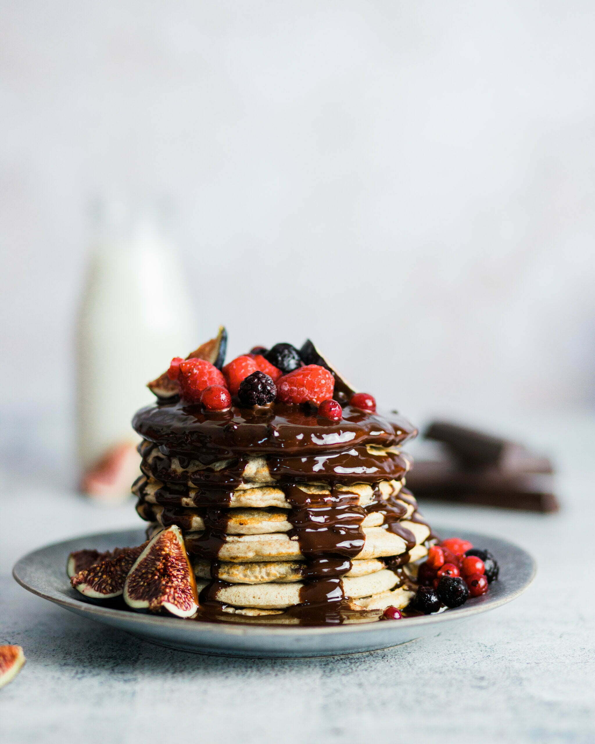 Pancakes de trigo sarraceno con pulpa de avena - Vegan Milker