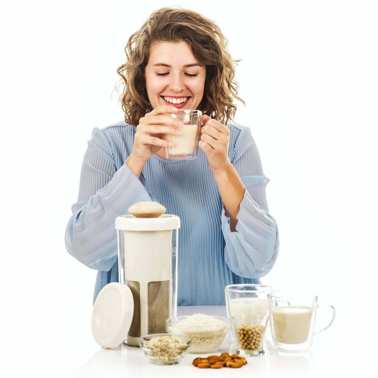 Vegane Milch Mixer Zubereiter Vegan Milk Chufamix für Hafermilch
